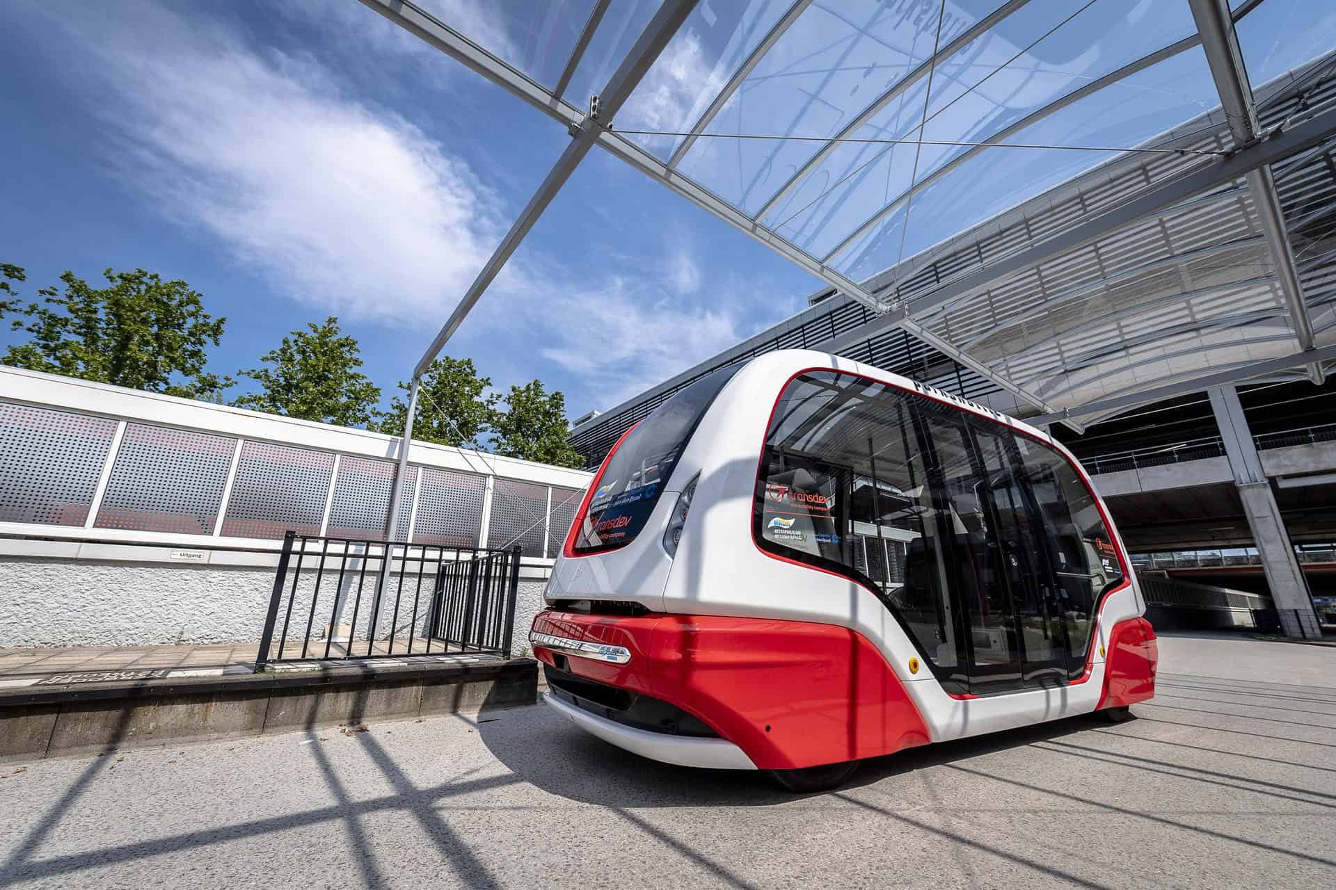 The third-generation ParkShuttle has transported its millionth passenger since entering service in 2022. Photo: Jan Kok.